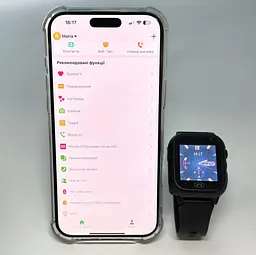 Смарт годинник-телефон дитячі C005 з камерою GPS SIM-карта Black (18333) - мініатюра 3