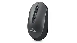 Миша бездротова REAL-EL RM-470W Темно-сірий - мініатюра 2