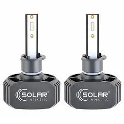 LED лампи автомобільні Solar H1 12/24V 40W 6500K 5000Lm CSP1860 2 шт (8201)