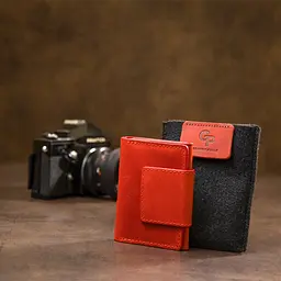 Жіноча шкіряна візитниця GRANDE PELLE 7х10х1,5 см acs0018795 - мініатюра 8