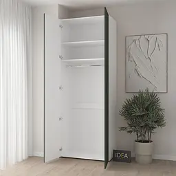 Шафа для одягу з однією штангою С-8.3 Білий/Камуфляж Idea - мініатюра 2