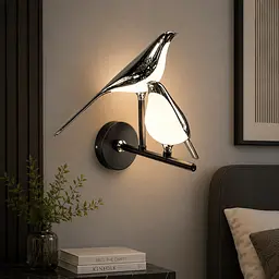 Світлодіодне бра пташки Artlight 21130/2W CH, 2 × 7 Вт, чорний + хром