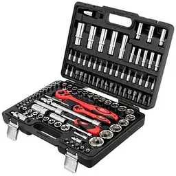 Набір ручного інструменту Intertool ET-6108 1/4" 1/2" PRO у наборі 108 предметів