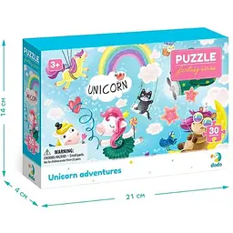 Дитячі пазли DoDo Toys Пригоди єдиноріжків 30 елементів (300416) - мініатюра 5