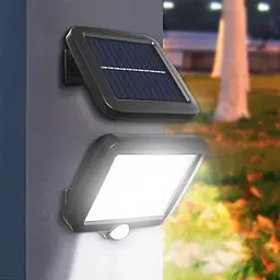 Світлодіодний акумуляторний вуличний LED ліхтар світильник з датчиком руху та сонячною батареєю лампа SL- F120