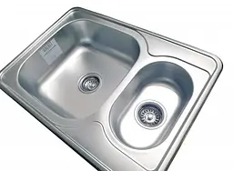 Кухонна мийка Romzha Fifika 1.5C Satin RO44013, Сірий - мініатюра 7