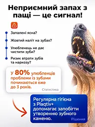 Добавка у воду для собак та котів боротьби зубним нальотом каменю засіб для догляду за пащею проти неприємного запаху з пащі тварин Plaqtiv+ 500 мл  - мініатюра 8