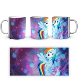 Кухоль GeekLand My little pony Мій маленький поні Веселка Деш MLP 06 330 мл білий - мініатюра 4