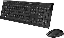 Комплект RAPOO 8210M Multi-mode Wireless Keyboard &amp; Mouse Desktop Set black (13571) - мініатюра 3
