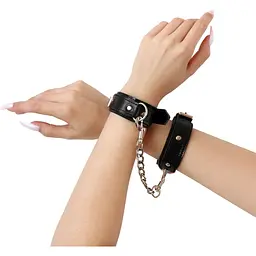 Наручники із екошкіри Art of Sex - Handcuffs Emoji - мініатюра 3