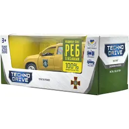 Машинка TechnoDrive серії Шеврони Героїв TOYOTA PRADO "ХАРТІЯ" - мініатюра 11