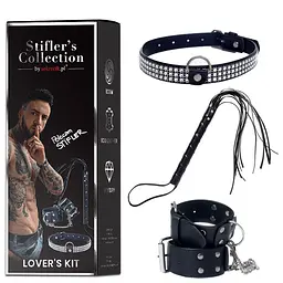 BDSM набір Stifler's Collection Lover's Kit (чорний) - мініатюра 3