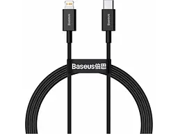 Кабель BASEUS USB-C to Lightning Superior Series 1m Black (CATLYS-A01)