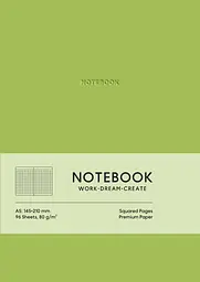 Блокнот «Notebook» у клітинку (зелений)
