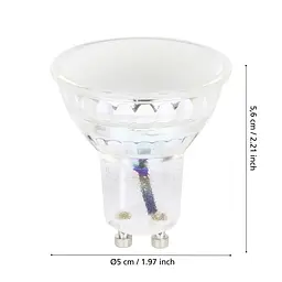 Лампа напівпровідникова LM_LED_GU10 EGLO 110296 - мініатюра 2