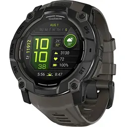 Смарт-часы Garmin Instinct 3 50mm AMOLED Black with Charcoal Band 010-03020-00