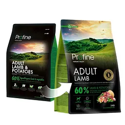 Сухий корм Profine Lamb and Potatoes для дорослих собак усіх порід, з ягням та картоплею, 3 кг - мініатюра 4