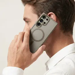 Чохол ArmorStandart Unit MagSafe для Samsung S25 Ultra Titanium Grey - мініатюра 5