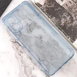 Чохол TPU Starfall Clear для Xiaomi Redmi 12C Блакитний - мініатюра 4
