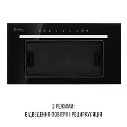 Витяжка повновбудована PERFELLI LIANA 5 NW NERO SILENZIO - мініатюра 4