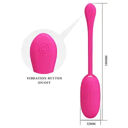 Віброяйце Pretty Love Doreen Electric Shock Egg Pink (App) - мініатюра 7