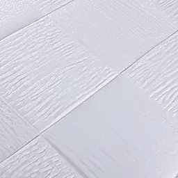 Самоклеюча 3D панель 3D Loft біле плетіння 700x700x5мм (3101-5) - мініатюра 3