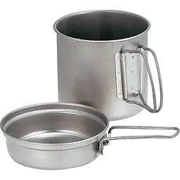 Набір посуду Snow Peak SCS-009T Trek Titanium 1400ml - мініатюра 3