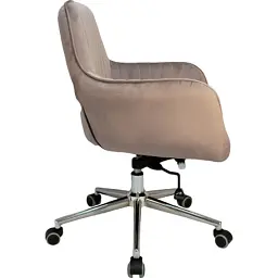 Офісне крісло Примтекс плюс Elion Chrome HL-91 PK, оксамит пудровий (Elion Chrome HL-91 PK) - мініатюра 3