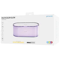 Нічник з Бездротовою Зарядкою Proove Multicolor Glow 1200mAh - мініатюра 2