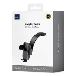 Холдер Wiwu CH-322 Universal Automatic Wireless car charger Чорний - мініатюра 2