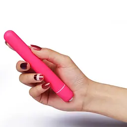 Вібратор Lovetoy X-Basic 13 см фуксія - мініатюра 6