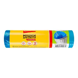 Мішки для сміття Chisto Strong із затяжками, 60 л, 10 шт. - мініатюра 4