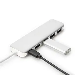 USB-Хаб Digitus USB-C 4xUSB-A/USB-C (DA-70242-1) - мініатюра 6