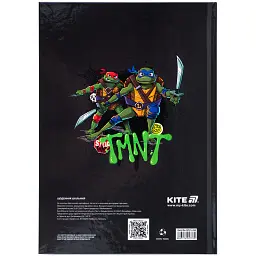 Щоденник шкільний Kite Ninja Turtles 170х238 мм чорний (NT25-262) - мініатюра 5