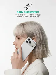 Силиконовый чехол с MagSafe для Apple iPhone 17 Pro, ICON2 MagCase, белый, противоударный, панель с мягкой подкладкой, защита всего корпуса, поддержка беспроводной зарядки, совместим с защитными стеклами и пленками, ArmorStandart (ARM86678) - мініатюра 9