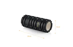 Ролик масажний Therapy Roller чорний Qmed fit0025168 - мініатюра 2