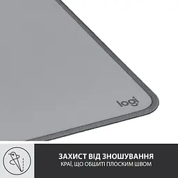 Килимок для мишi Desk Mat Studio Series Mid Grey (956-000052) Logitech teh0022896 - мініатюра 6