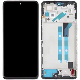 Дисплей Xiaomi Redmi Note 12 Pro 4G чорний, Amoled, оригінал PRC, з рамкою