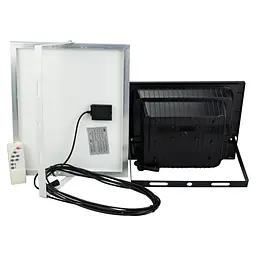 Прожектор світлодіодний Horoz Electric Tiger-100 100W із сонячною панеллю 6400K чорний - мініатюра 2