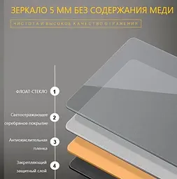 Дзеркало Dusel DE-M3011 75x120 см Сенсорне включення + підігрів, Білий - мініатюра 6