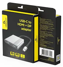 Адаптер Cablexpert A-CM-HDMIFDPF-01, USB Type-C на HDMI/DP - мініатюра 6