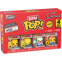 Набір ігрових фігурок Bitty Pop! Сімпсони Барт 4 фігурки в асортименті (85707) - мініатюра 2