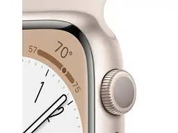 Смарт-годинник Apple Watch SE 2 GPS 44mm Starlight Aluminum Case w. Starlight Sport Band - S/M (MNTD3) - мініатюра 3