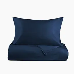 Простирадло на резинці МВМ My Home Елегія 180x200 см синє (BL-FS-24 DEEP BLUE) - мініатюра 4