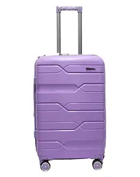 Валіза середня Milano bag 0306 поліпропілен M Бузковий
