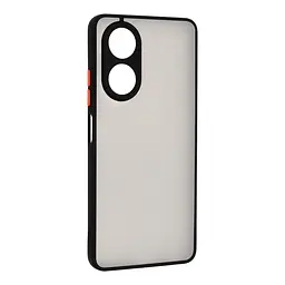 Чехол-накладка для OPPO A58 4G, Frosted Matte, черный, противоударный чехол с защитой всего корпуса, термополиуретан TPU + поликарбонат PC, ArmorStandart (ARM71065)