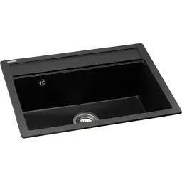 Мийка кухонна GRANADO ARTES black shine з сифоном (gr3601) - мініатюра 2