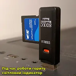 Кардридер карт пам'яті microSD/TF та SD/SDHC/SDXC. Підключення до ПК по USB - мініатюра 8