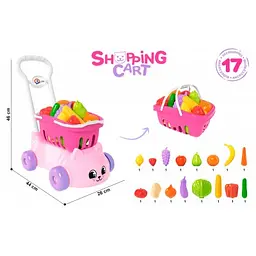Ігровий набір "Shoppig: візок для супермаркету" 7563 ТехноК в коробці (4823037607563) - мініатюра 2