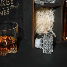 Подарунковий набір віскі Whiskey Stones №12 у дерев'яному пеналі - графин + склянки Selecta - мініатюра 7